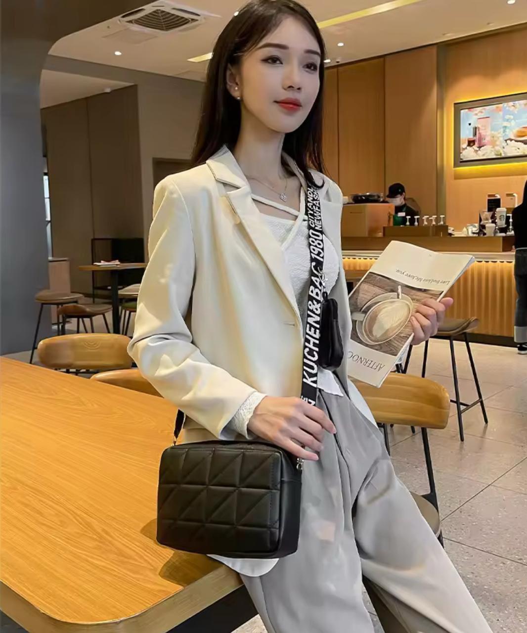 *Product Name*: Chic Girl's Multicolor PU Leather Crossbody Bag - 1 Pc