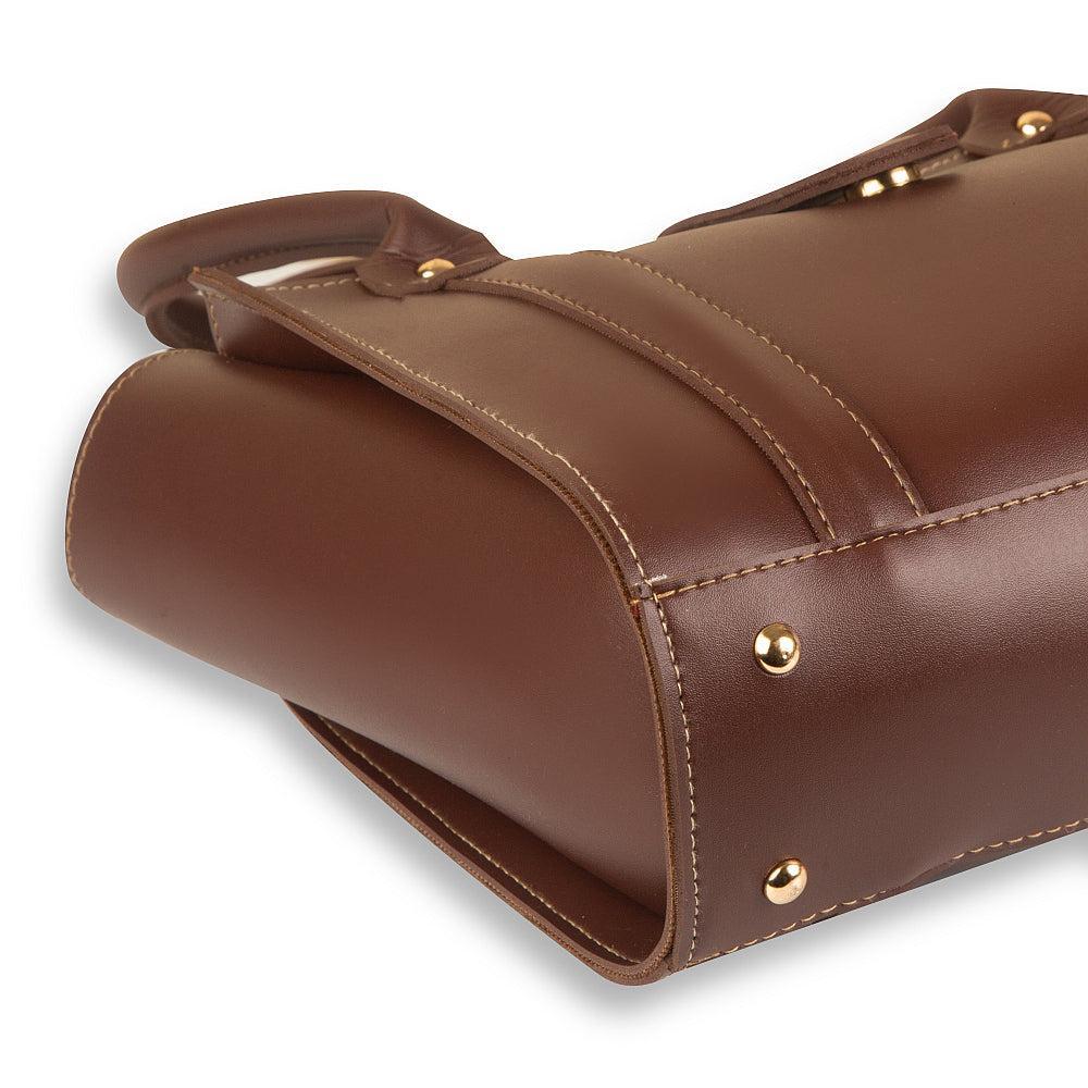 *ProductName*: BagX - Coral Choco PU Leather Shoulderbag, Choco