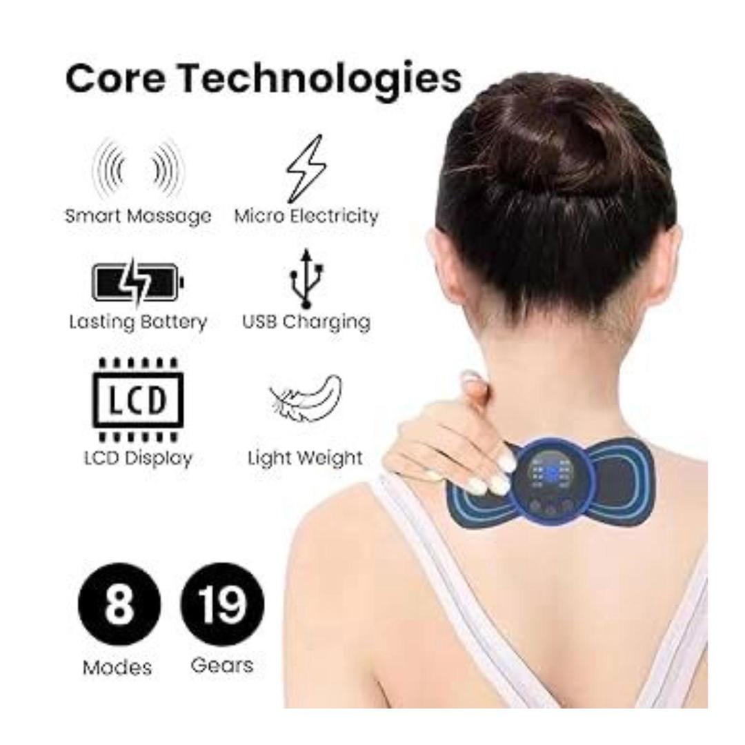 Product Name*: EMS Butterfly Rechargeable Massager – Compact, Wireless Relief for Muscles & Stress