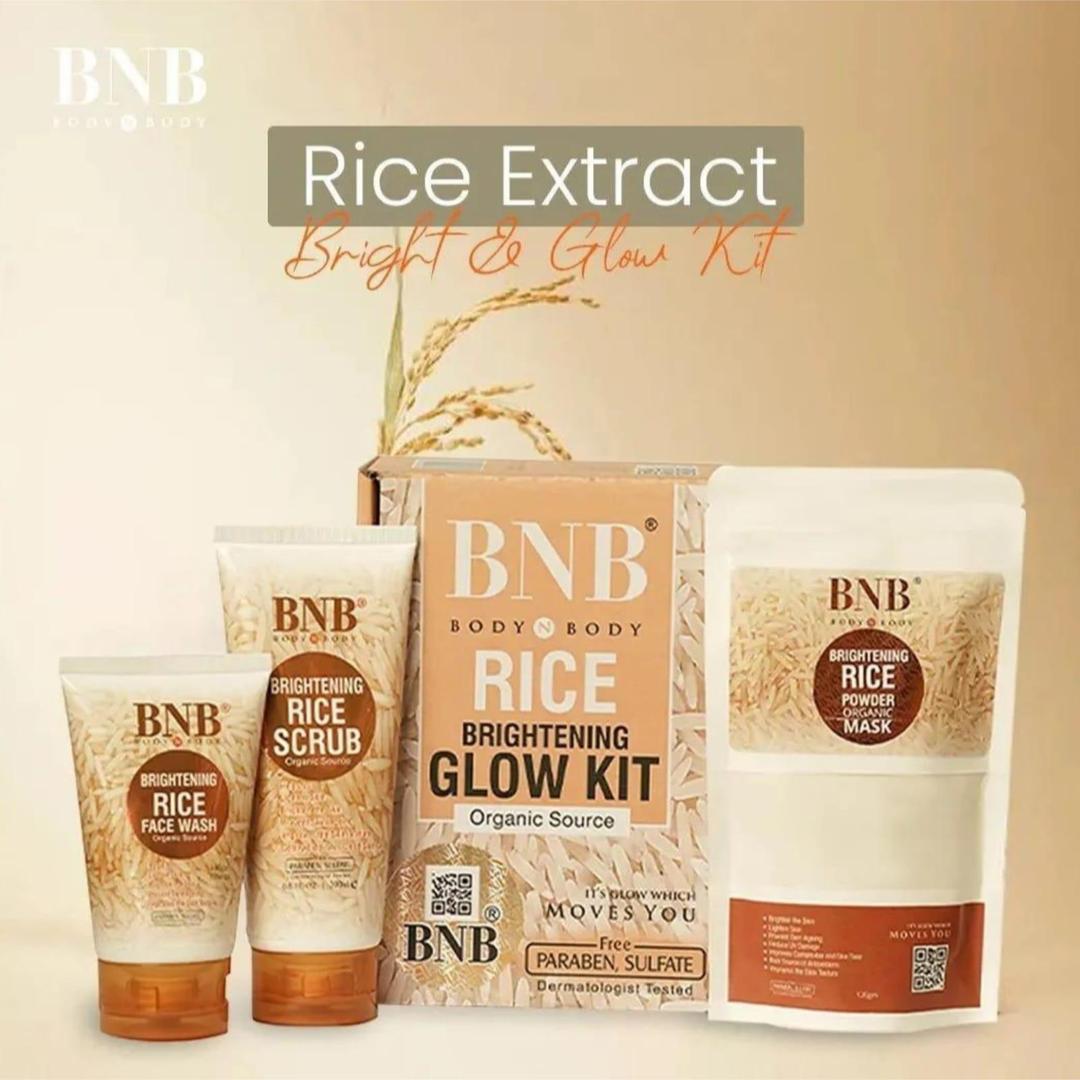*Product Name*: Skin Brightening Rice Facial Kit - Whitening and Exfoliating Set