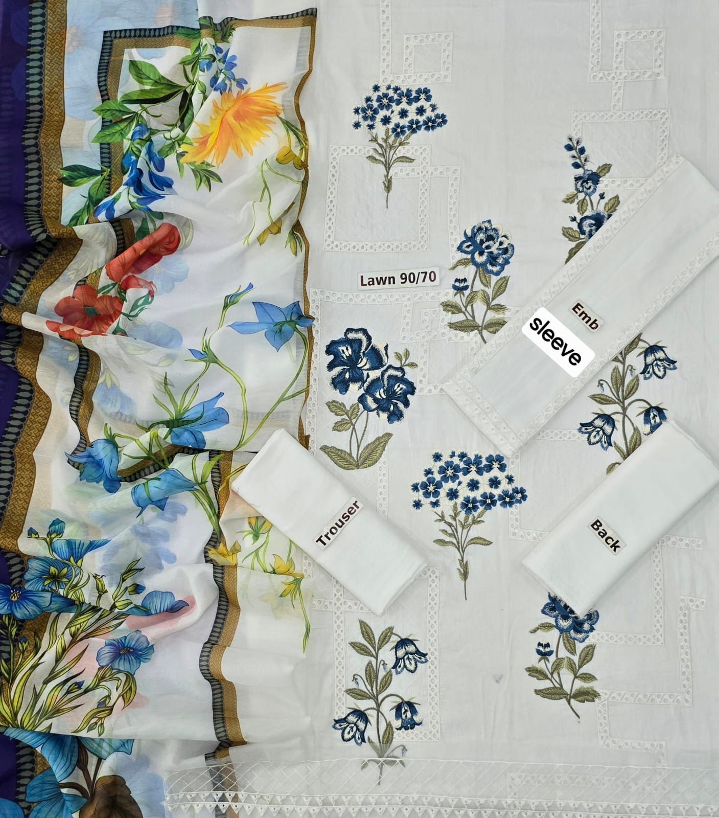 Maria B Fabric Lawn