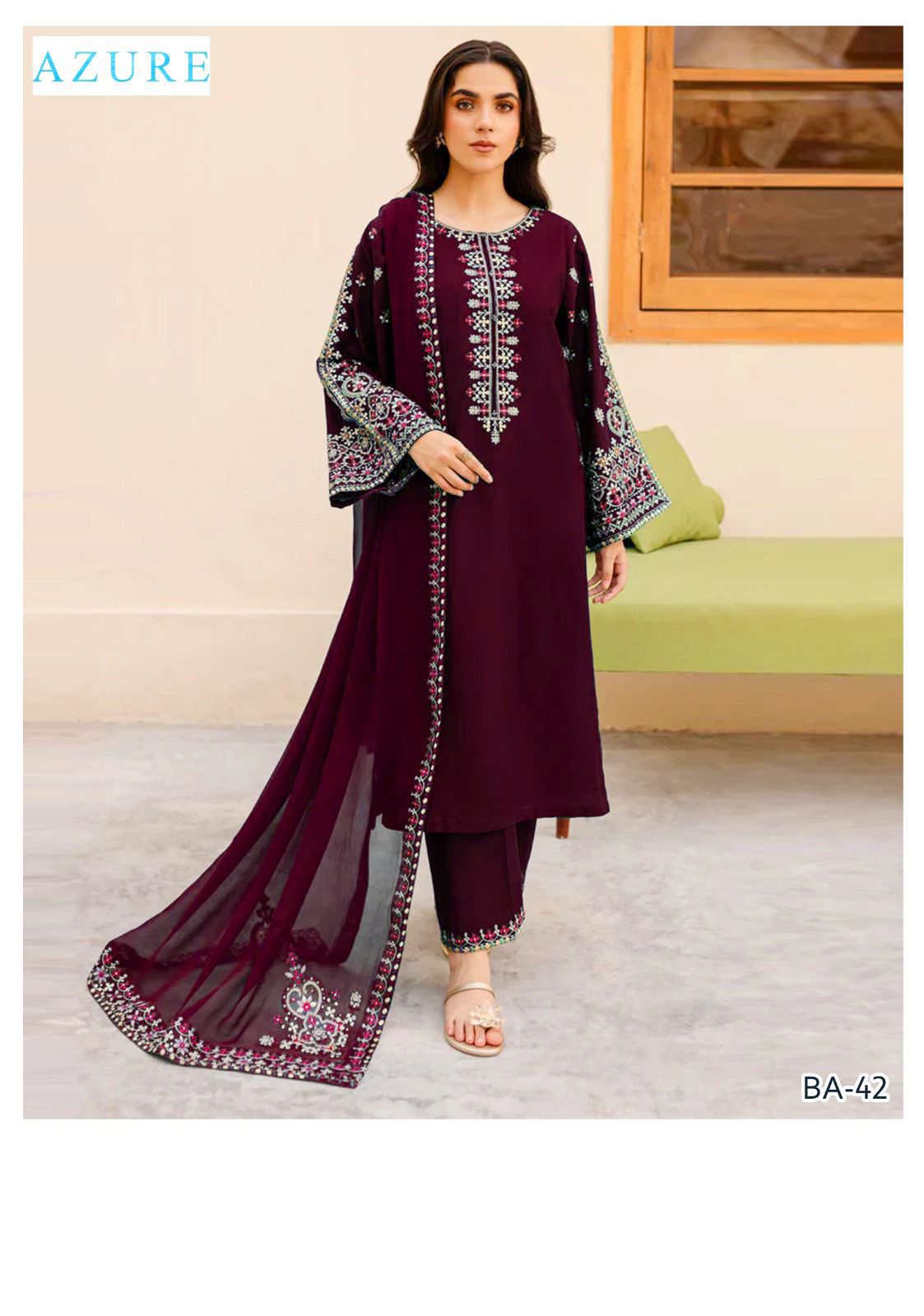Azure Fabric Banadora Lawn
