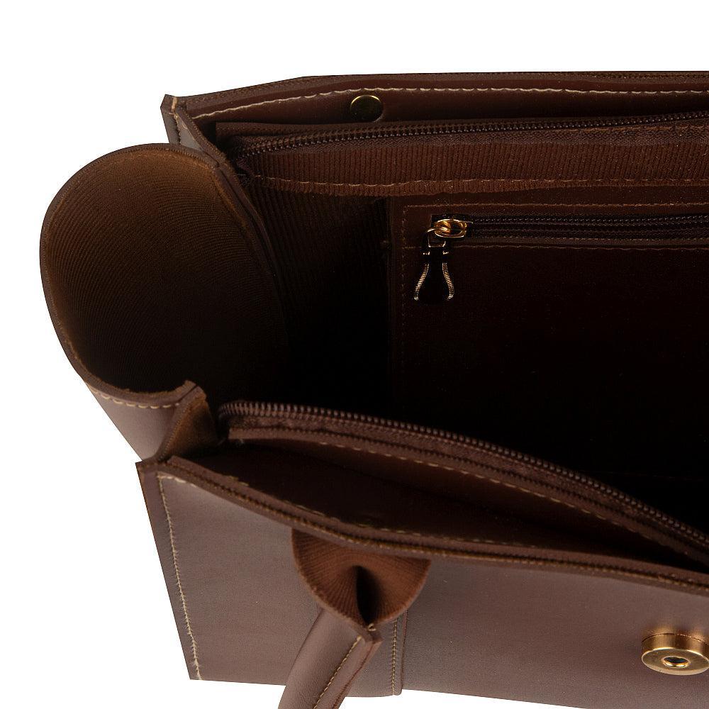 *ProductName*: BagX - Coral Choco PU Leather Shoulderbag, Choco