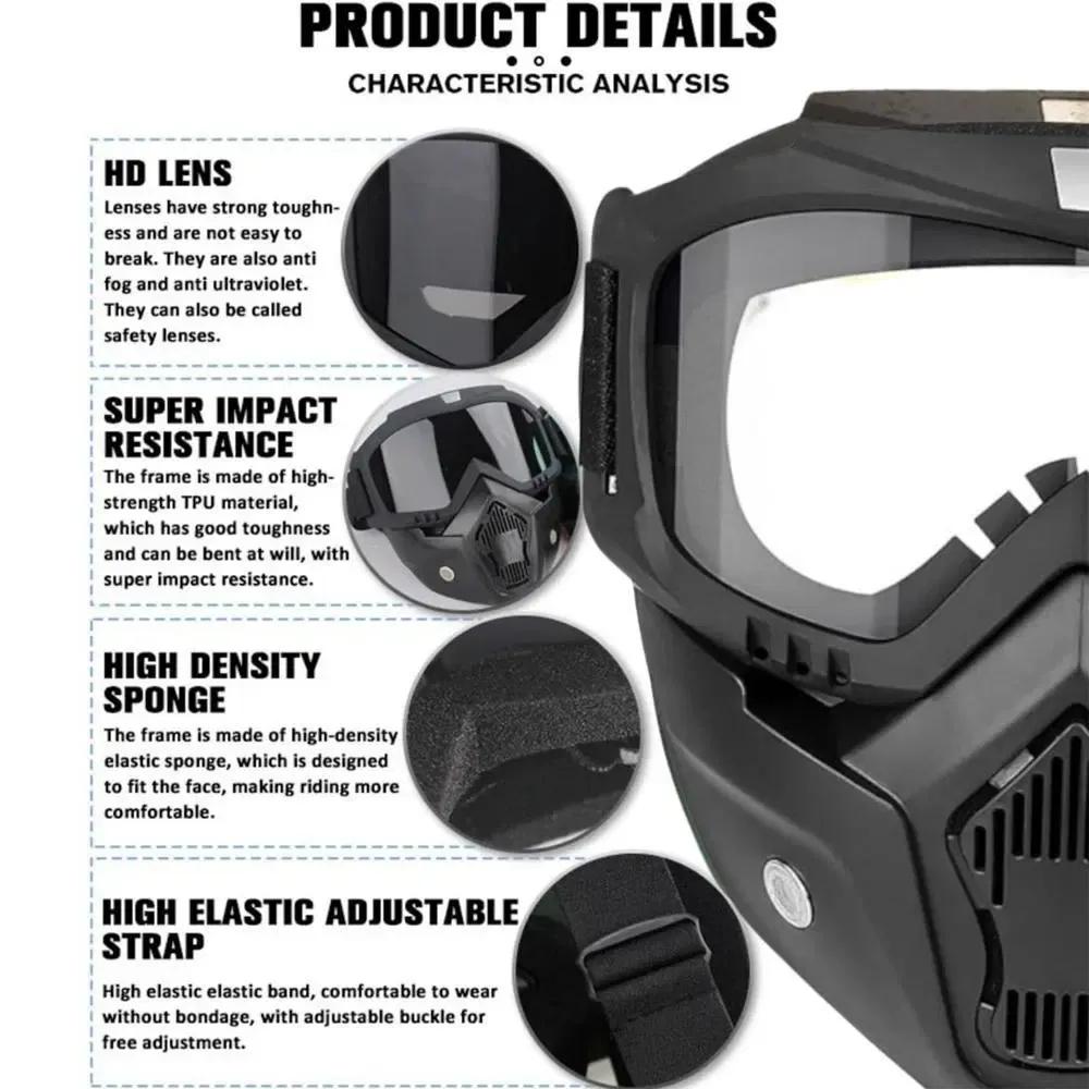 *Product Name*: Adjustable Blue & White Helmet Mask - 1 Pc for Ultimate Safety
